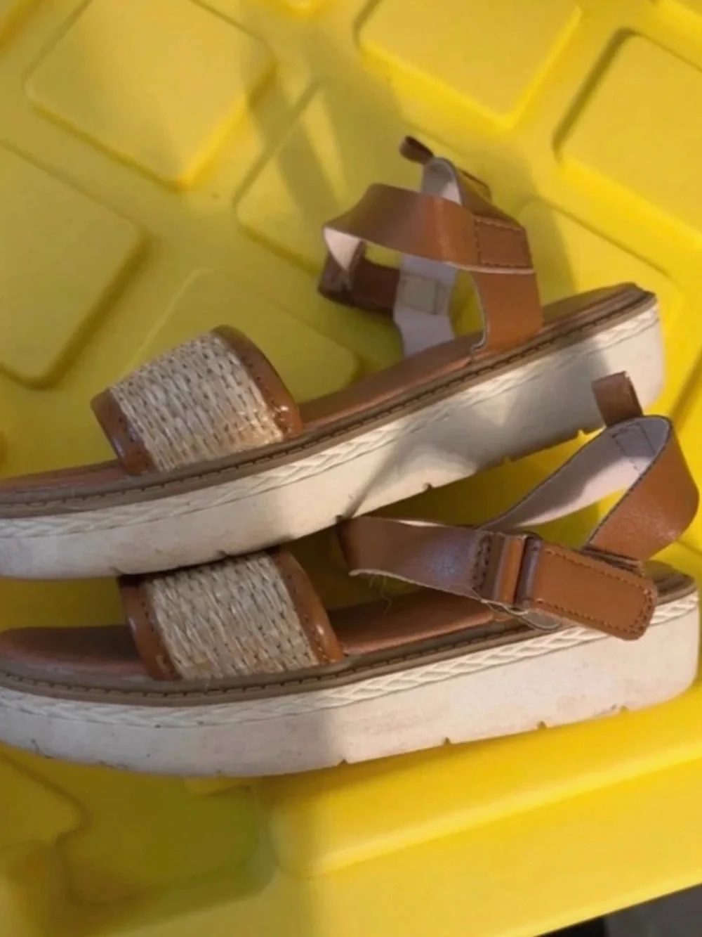 OshKosh B'gosh Tan Woven Strap Girls' Sandals